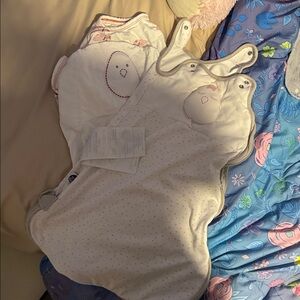 BUNDLE- 2 Nested Bean Swaddles